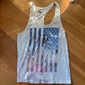 sequin tank top